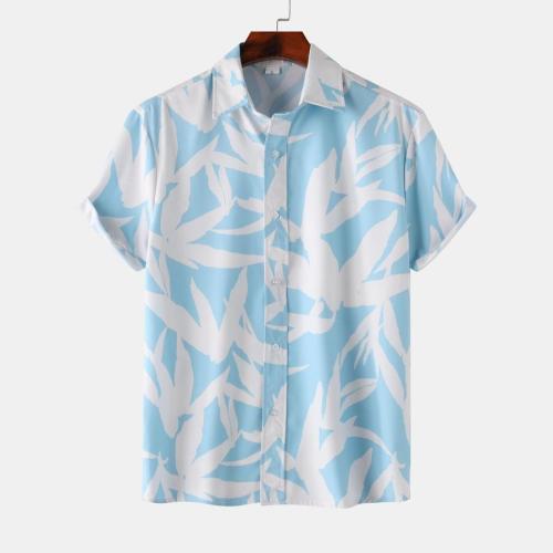 Casual plus size non-stretch batch printing short sleeve loose new shirt