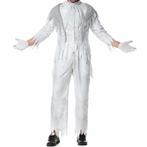 Sexy plus size man vampire bridegroom costume(with hat& neck ring& gloves)