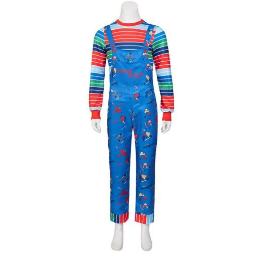 Plus size slight stretch chucky the ghost costumes