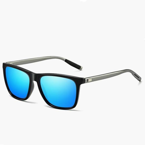 One pc stylish square metal frame outdoor uv protection sunglasses