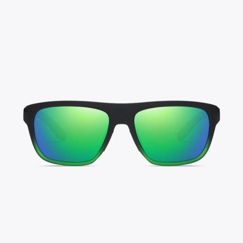 One pc stylish plastic square frame polarized outdoor travel anti-uv sunglasses