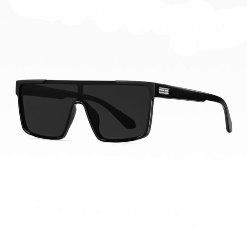 One pc new large-frame integrated fashion outdoor polarized anti-uv sunglasses