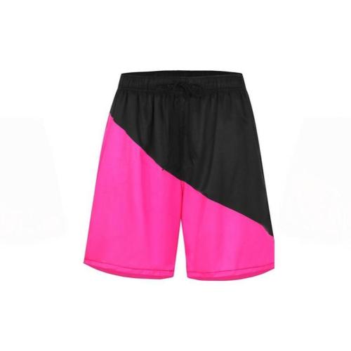 Family couple style men plus size color-block with lined beach shorts