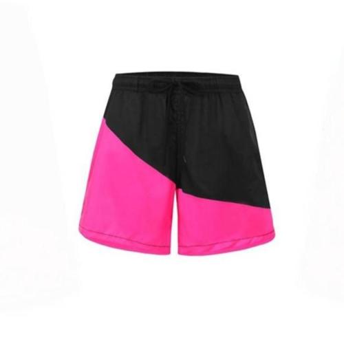 Family couple style boy color-block casual with lined beach shorts