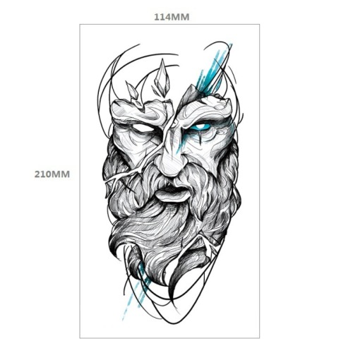 Two pc printing tattoo stickers 114*210mm