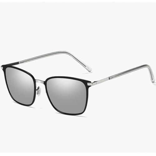 One pc stylish new 3 colors polarized square metal frame sunglasses