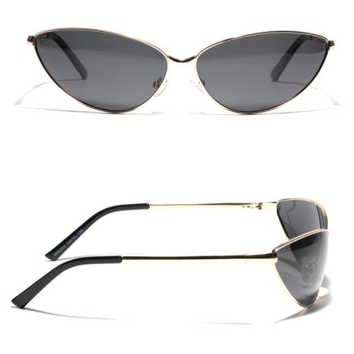 One pc personality new metal cat-eye frame outdoor uv protection sunglasses