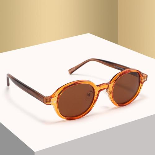 One pc new personality round frame outdoor uv protection sunglasses