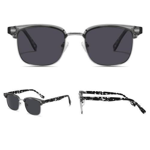 One pc new personality half frame outdoor polarized uv protection sunglasses