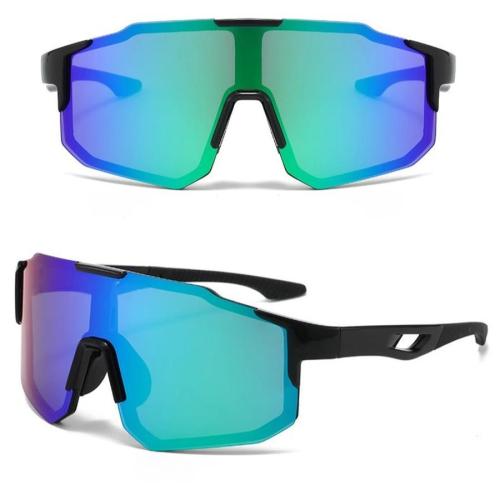 One pc personality new 5-color one-piece lens polarized uv protection sunglasses