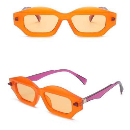 One pc new personality 8-color pc polygonal frame uv protection sunglasses