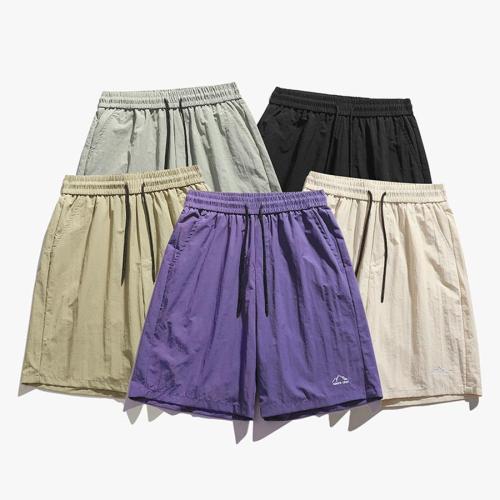 Casual plus size non-stretch loose quick-drying shorts size run small