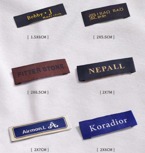 Customize embroidery label moq:150usd/5000pc (contact the customer service first)