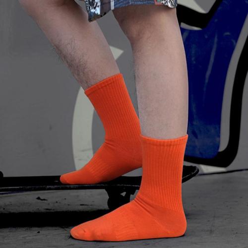 One pair new sports breathable cotton crew socks(suitable for sizes 39-44)