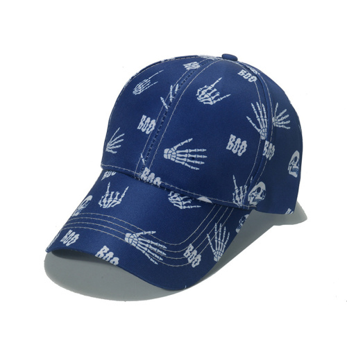 One pc new stylish 6 colors skeleton printing baseball cap 56-58cm