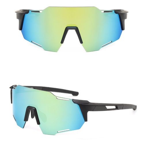 One pc new stylish 8-color pc one-piece lens outdoor uv-blocking sunglasses