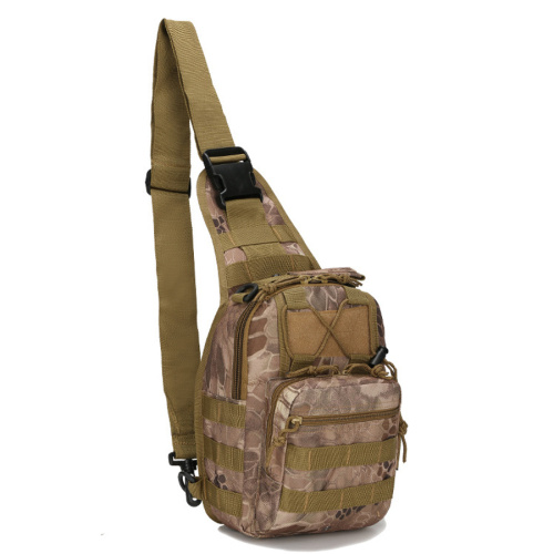 Stylish new snake pattern canvas sports chest pack